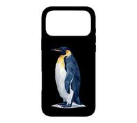 Low Poly Emperor Penguins Geometric Art Coque pour iPhone 17 Pro Max