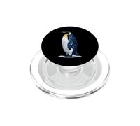 Low Poly Emperor Penguins Geometric Art PopSockets PopGrip pour MagSafe