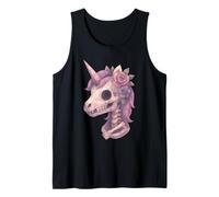 Low Poly Kawaii Licorne Pastel Gothique Géométrique Débardeur