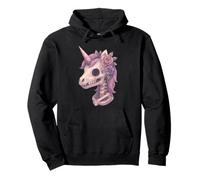 Low Poly Kawaii Licorne Pastel Gothique Géométrique Sweat à Capuche