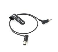 Low-Profile Câble Audio TA3F Mini-XLR 3 Broches Femelle à Verrouillage-3.5mm-TRS Angle Droit pour Sennheiser EK 2000 | Sony UWP|Sound Devices 633 688 Câble de Sortie Symétrique| Alvin's Cables
