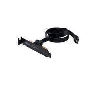 Low Profile PCI Bracket Adapter, USB 3.1 Typ C