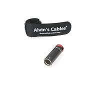 Low-Profile Prise d'origine de Connecteur Mini XLR Mâle à 3 Broches pour Câble de Microphone Audio |Alvin’s Cables| Rouge