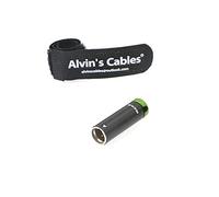 Low-Profile Prise d'origine de Connecteur Mini XLR Mâle à 3 Broches pour Câble de Microphone Audio |Alvin’s Cables| Vert