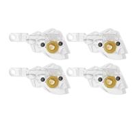 Low Profile Wand Tilter Mechanism - 4 Piece Blinds Repair Kit | PP Material with Heavy Duty Build, 2.6x3.8x2cm Compact Wand Control Replacement Parts, Balance Bars for Horizontal Window