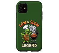 Low & Slow Legend Turtle BBQ Chef Grilling Legend Barbecue Legend Coque pour iPhone 11