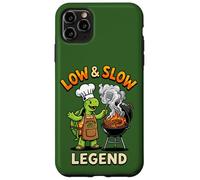 Low & Slow Legend Turtle BBQ Chef Grilling Legend Barbecue Legend Coque pour iPhone 11 Pro Max