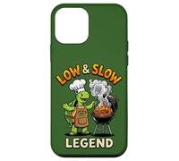 Low & Slow Legend Turtle BBQ Chef Grilling Legend Barbecue Legend Coque pour iPhone 12 Mini