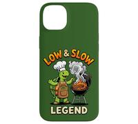 Low & Slow Legend Turtle BBQ Chef Grilling Legend Barbecue Legend Coque pour iPhone 14 Plus