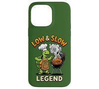 Low & Slow Legend Turtle BBQ Chef Grilling Legend Barbecue Legend Coque pour iPhone 14 Pro Max