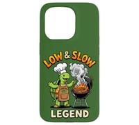 Low & Slow Legend Turtle BBQ Chef Grilling Legend Barbecue Legend Coque pour iPhone 15 Pro