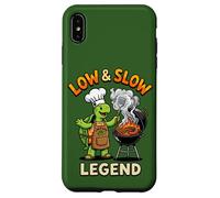 Low & Slow Legend Turtle BBQ Chef Grilling Legend Barbecue Legend Coque pour iPhone XS Max