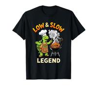Low & Slow Legend Turtle BBQ Chef Grilling Legend Barbecue Legend T-Shirt