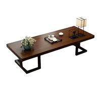 Low Table Ancient and Elegant Home Living Room Study Bay Window Sitting-Style Solid Wood Long Table Zen Tea Table