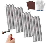 Low Temperature Universal Welding Rod, Metal Universal Low Temperature Easy Melt Welding Rods, for Stainless Steel, Iron, Aluminium, And Other Metals, Just Need a Lighter Easily Melt (12pcs)