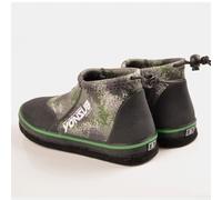 Low Top Chaussures de pêche autobloquantes pour rocher et boue, bottes unisexes en néoprène avec semelle en feutre et clous en acier (46-47) Vert armée