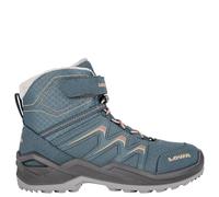 LOWA 641781 Maddox WARM GTX MID JR Petrol/Rose, rose pétrole, 25 EU