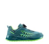 LOWA Chaussures basses Ferrox GTX LO JR, Vert pétrole, 28 EU