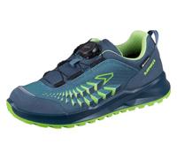 LOWA Chaussures basses Ferrox GTX LO JR, Vert pétrole et citron vert, 38 EU