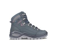 Lowa - Chaussures de randonnée GORE-TEX - Renegade Evo GTX Mid Ws Steelblue/Old Rose pour Femme en Cuir - Taille 4,5 UK - Bleu Bleu 4,5 UK