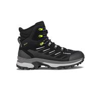Lowa - Chaussures de trekking GORE-TEX® - Randir GTX Mid Black/Grey pour Homme en Cuir - Taille 42,5 - Noir Noir 42,5