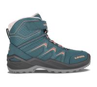 Lowa - Kid's Maddox Warm GTX Mid Junior - Chaussures d'hiver - EU 24 - petrol / rose