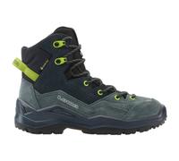 Lowa - Kid's Wandax GTX Mid - Chaussures de randonnée - EU 33 - dark petrol / lime
