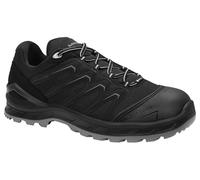 LOWA Larrox Work GTX Chaussures de sécurité pour homme et femme, textile, embout en acier, légères, sportives, noir/gris, 46 EU