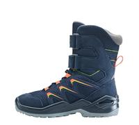 LOWA Maddox Warm GTX HI JR Bottes hautes, Bleu marine/orange., 25 EU