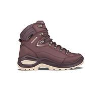 Lowa - Chaussures de randonnée GORE-TEX - Renegade Evo GTX Mid Ws Brown Rose/Panna pour Femme en Cuir - Taille 5,5 UK - Bordeaux Bordeaux 5,5 UK