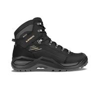Lowa - Chaussures de randonnée GORE-TEX - Renegade Evo GTX Mid Black/Dune pour Homme en Cuir - Taille 12 UK - Noir Noir 12 UK