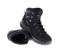 Lowa - Chaussures de randonnée GORE-TEX - Renegade Evo GTX Mid Black/Dune pour Homme en Cuir - Taille 8,5 UK - Noir Noir 8,5 UK