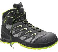 LOWA work Botte de sécurité Larrox Work GTX grey Mid taille 44 gris/vert S3 C...