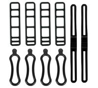 Lowats Bande en Silicone Vélo 10 Pièces Sangles Montage Vélo Bicyclette Caoutchouc Elastique Attache Caoutchouc Velo Bandage Sangle Vélo Sangle de Silicone Bicyclettes Bande Silicone Elastique Vélos