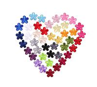 Lowats Ecusson Thermocollant Fleur 46 Pièces Ecusson à Coudre Bricolage Ecusson à Coudre Broderie Patch Thermocollant Iron-on Patches Appliques Patchs d’Applique Broderie Patchs Fleurs Patch