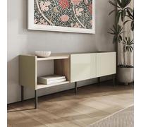 Lowboard Duo 150 x 35 x 55 cm TV-Board Armoire TV Pistache, armoire TV pour le salon mate
