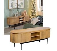 Lowboard, Mango wood, natural colors, PU 1, L. 40 cm, W. 140 cm, H. 49 cm