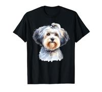 Lowchen Chien Lion Petit Chiot Portrait Rare T-Shirt Graphique avec Valeur