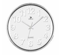 Lowell 00816B Pendule Mural D.35,5 CM Blanc