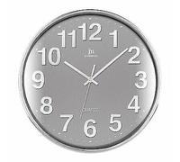 Lowell 00816G Pendule Mural D.35,5 CM Gris