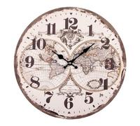 Lowell Horloge Murale JUSTAMINUTE Émisphère Multicolore