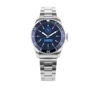 Lowell Montre analogique à Quartz Unisexe-Adulte avec Bracelet en Acier Inoxydable P-N7476UB1
