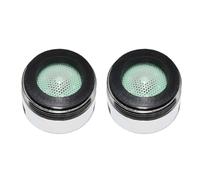 LOWENERGIE Lot de 2 aérateurs de robinet mâles 24 mm 4 l par minute, eau, économie d'énergie, réduction des factures chromées
