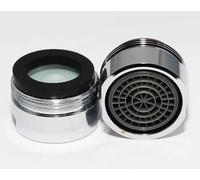 LOWENERGIE Lot de 6 aérateurs de robinet mâles 24 mm 4 l par minute, eau, économie d'énergie, réduction des factures chromées