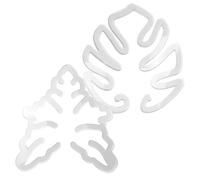 loweo 2 Pièces Monstera Grappin Monstera Feuille Plante Support Tortue Coquille Bambou Pince Ensemble Unique et Esthétique Monstera Plante Support