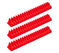 loweo 3 Pièces Organisateur de Clé Magnétique Facile à Installer Étagère de Rangement D'Outils Portable Support de Clé pour le Stockage de Tiroir à Outils Rouge