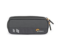 Lowepro GearUp Memory Wallet 20, Organisateur Compact de Cartes Mémoire pour CF, Xqd et SD, Étui pour Cartes SD avec Double Fermeture Éclair, Fabriqué avec des Tissus Recyclés, Gris