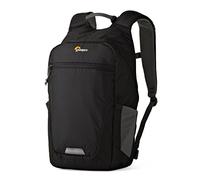 Lowepro LP36955-PWW, BP 150 AW II Photo Hatchback Bag for Camera, Sporty Daypack, for Camera Gear, Personal Gear, Lightweight, Black/Grey