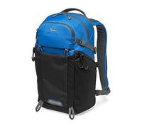 Lowepro LP37259-PWW Sac à Dos Photo Active, Séparateurs QuickShelf, Espace Tablette 12'' ou Poche à Eau 2L, pour Hybride, Sony, Canon, Nikon, Objectifs, Drone, DJI, Osmo, Mavic, Bleu/Noir