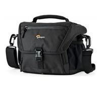 Lowepro Nova 160 AW II - Sac à bandoulière pour appareil photo numérique avec objectifs/drone - polyester 600D, polyester 150D, polyester 148T, anti-déchirure 190T, 450D Shadow Rip Polyester - noir No